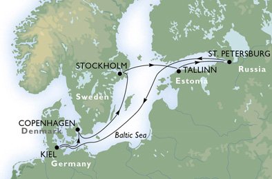 NOORD EUROPA - Denemarken,  Zweden,  Estonia,  Rusland,  Duitsland