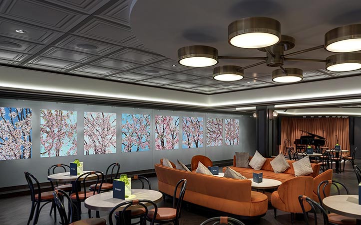 The Art Wall on MSC Grandiosa | MSC Cruises The Art Wall on MSC Grandiosa | MSC Cruises