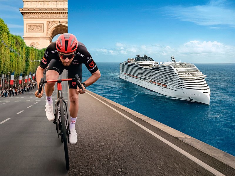 MSC Cruises Official Main Partner of Tudor Pro Cycling, Tour de France