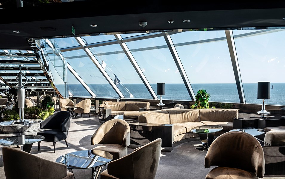MSC Yacht Club Top Sail Lounge, MSC Euribia | MSC Cruises MSC Yacht Club Top Sail Lounge, MSC Euribia | MSC Cruises