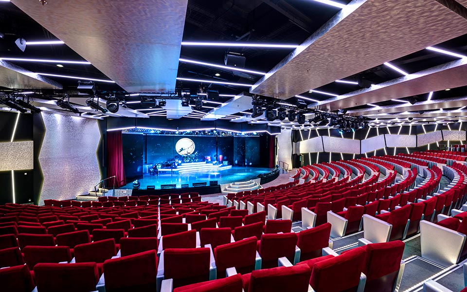 Broadway Theatre, MSC Bellissima | MSC Cruises Broadway Theatre, MSC Bellissima | MSC Cruises