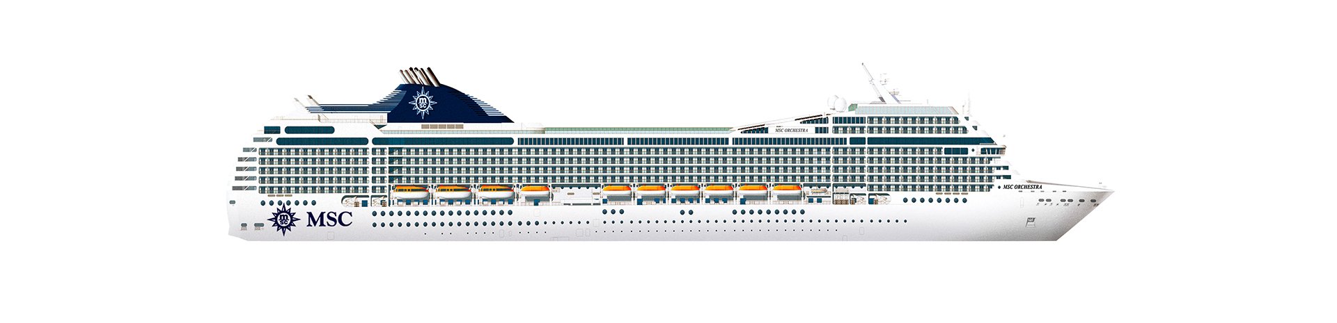 MSC Cruises msc orchestra silhouette header