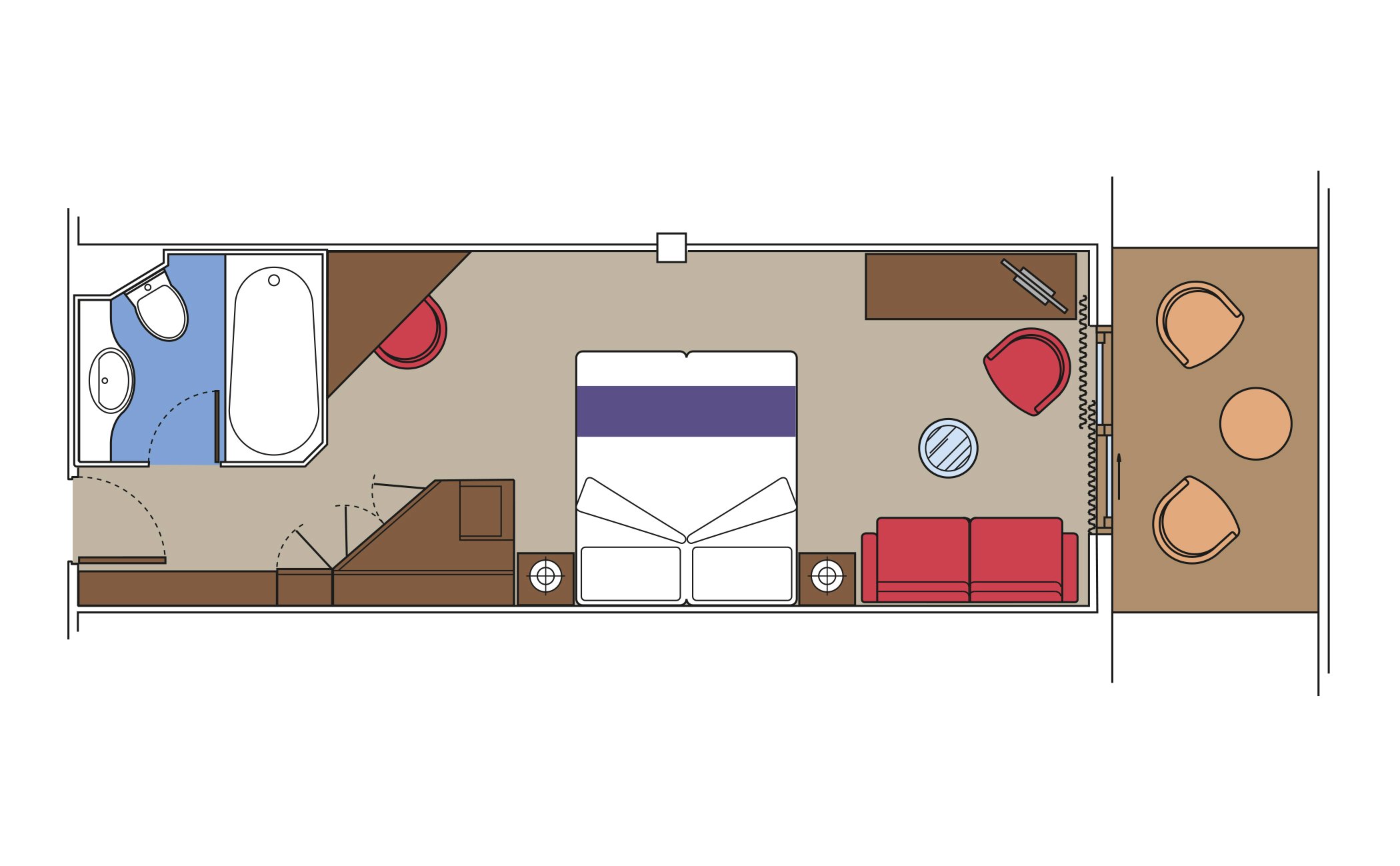 MSC Sinfonia Cabin: Suite 01 2d