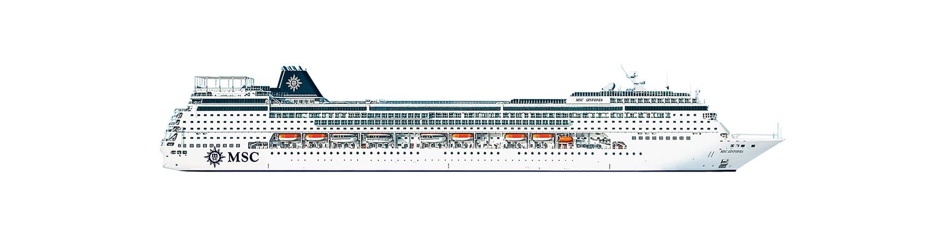 MSC Sinfonia Silhouette