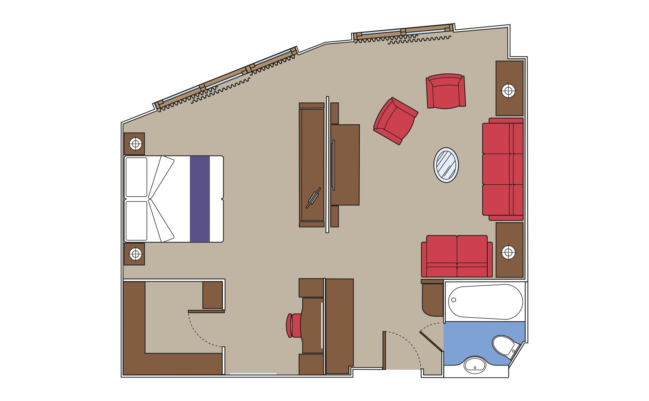 MSC Splendida Cabin: Executive Family Suite 02 2d MSC Splendida Cabin: Executive Family Suite 02 2d