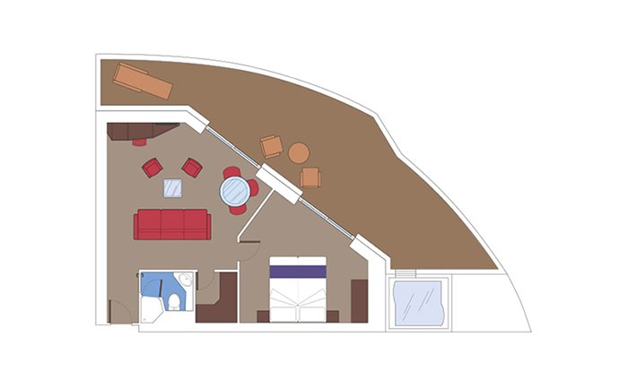 Grand Suite Aurea With Terrace and Whirlpool, MSC Virtuosa | MSC Cruises