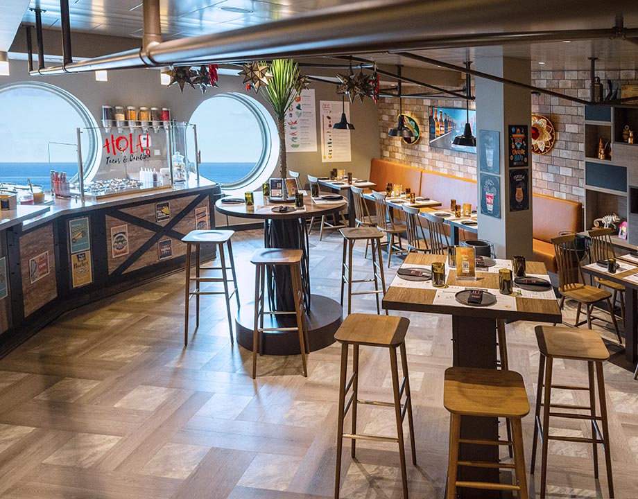 Hola! Tacos & Cantina, MSC Virtuosa | MSC Cruises Hola! Tacos & Cantina, MSC Virtuosa | MSC Cruises