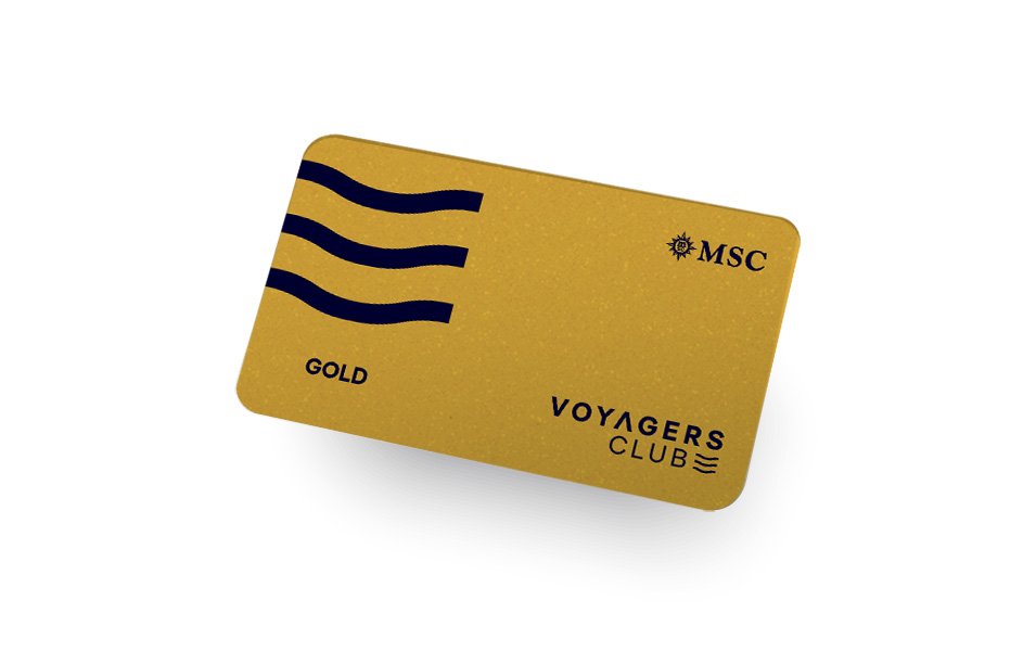 MSC Voyagers Club Gold Membership | MSC Cruises