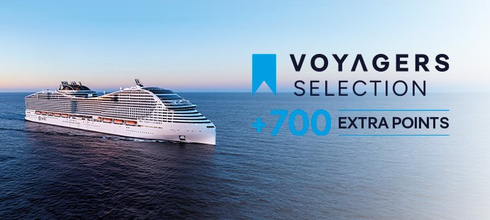 MSC Voyagers selection & 700 extra points promo| MSC Cruises
