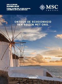 Zomer brochure 2025 | MSC Cruises