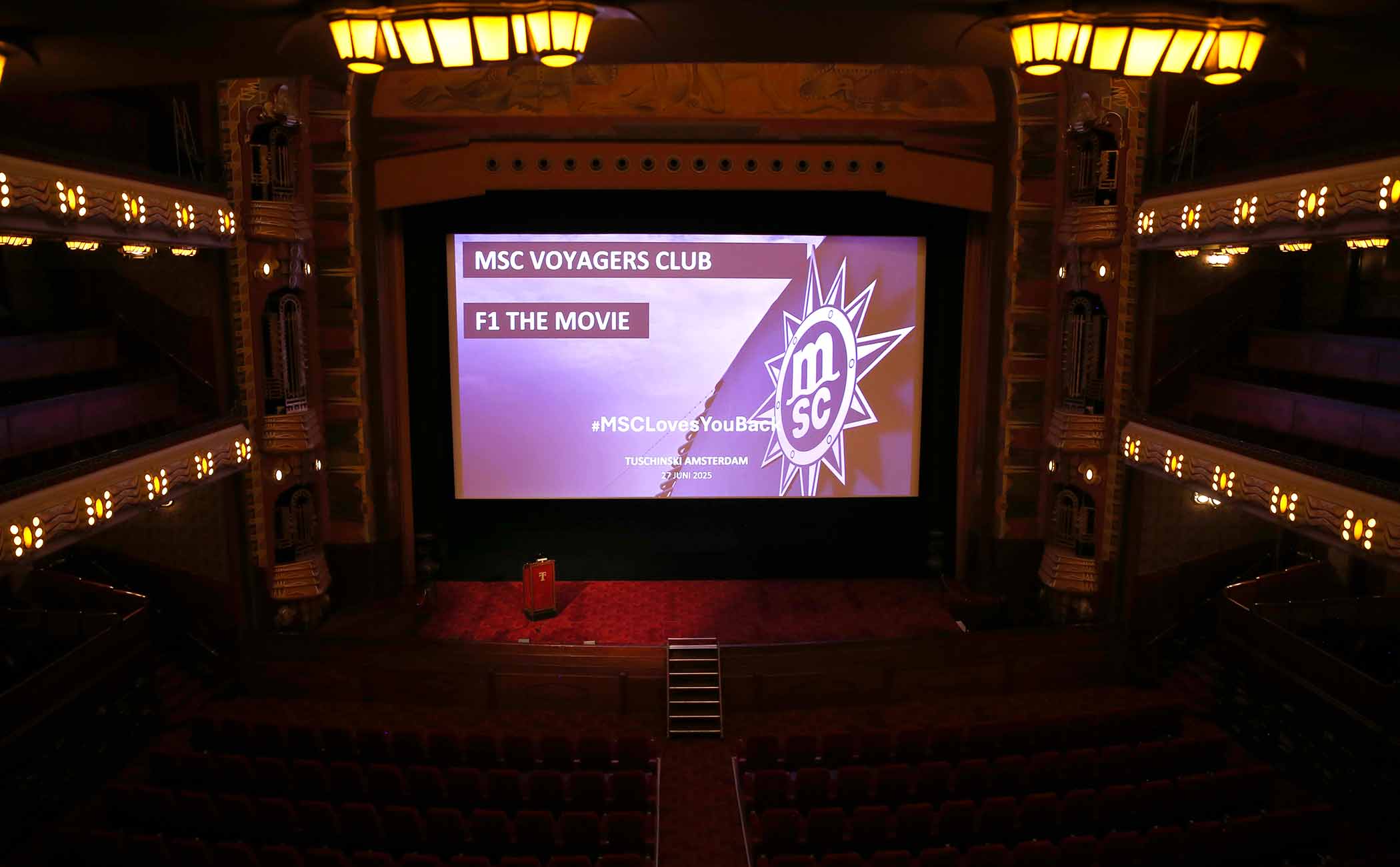 Movie event Nederland VYC | MSC Cruises