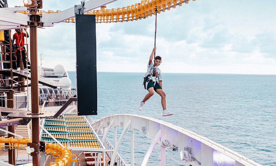 High Trail Ropes Course | MSC World Atlantic | MSC Cruises