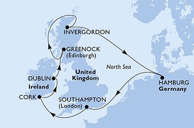 Duitsland, Groot-Brittannië, Ierland