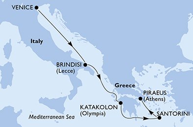 Italië, Griekenland