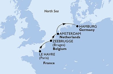 Frankrijk, België, Nederland, Duitsland