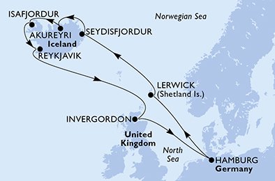 Duitsland, Groot-Brittannië, Ijsland