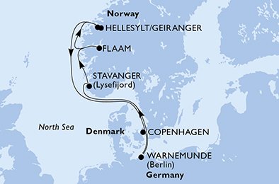 Denemarken, Duitsland, Noorwegen