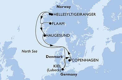Duitsland, Denemarken, Noorwegen