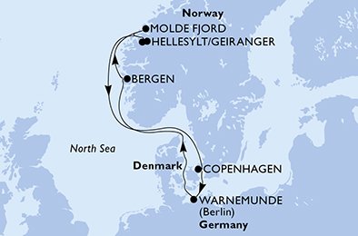 Denemarken, Duitsland, Noorwegen