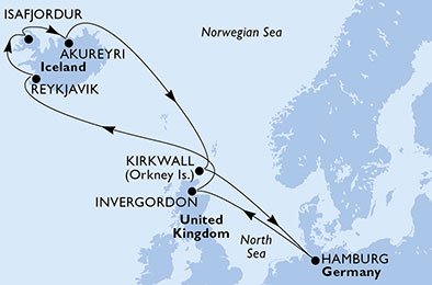 Duitsland, Groot-Brittannië, Ijsland