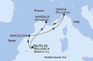 Frankrijk, Italië, Spanje