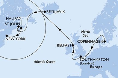 Denemarken, Groot-Brittannië, Ijsland, Canada, Verenigde Staten